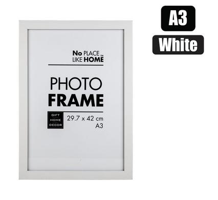 No Place Like Home Picture-Frame Certificate Mdf A3 White