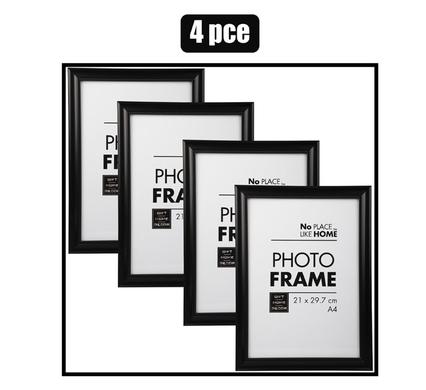 No Place Like Home Picture-Frame Certificate Pl Set 4Pce