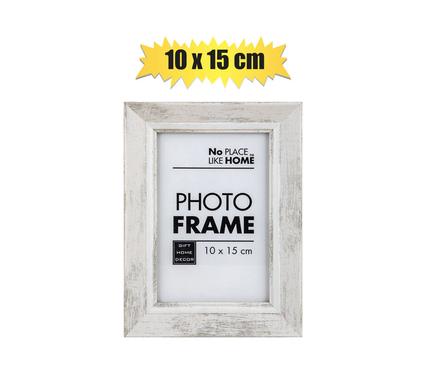 No Place Like Home Picture-Frame Mdf 10X15cm Dusty White