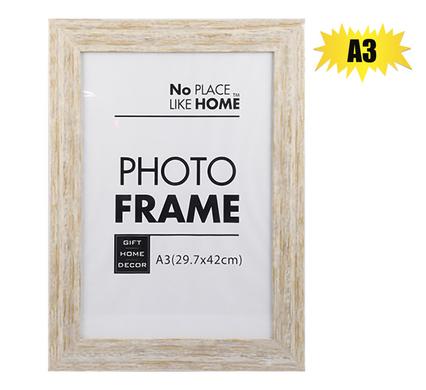 No Place Like Home Picture-Frame Pl Mustard Stressed A3