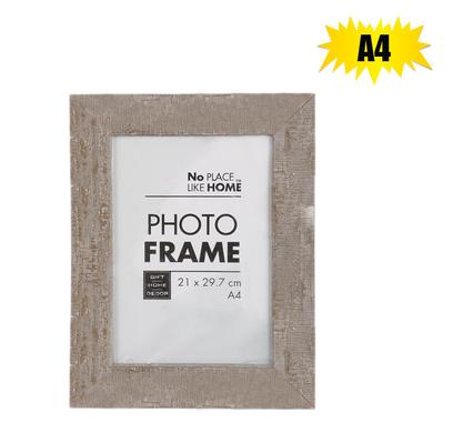 No Place Like Home Picture-Frame Mdf Wood Stressed A4