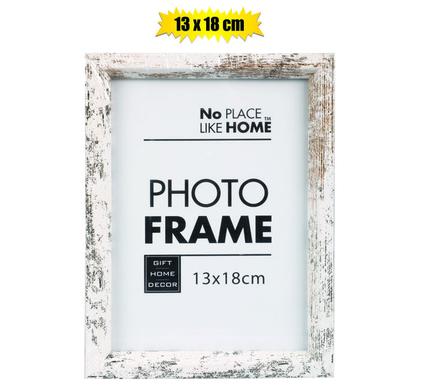 No Place Like Home Picture-Frame Pl Stressed 13X18cm