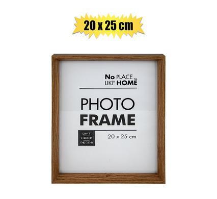 No Place Like Home Picture-Frame Mdf Wood Effect 20X25cm
