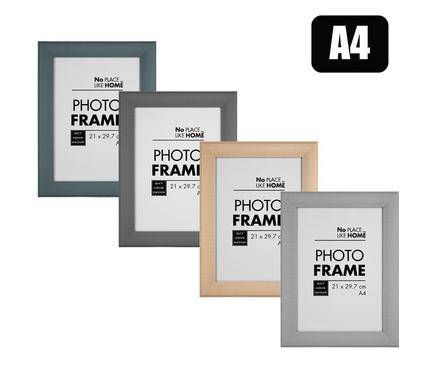 No Place Like Home Picture-Frame Mdf Engraved A4