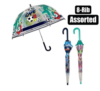 Umbrella Kiddies 8-Rib 4-Assorted