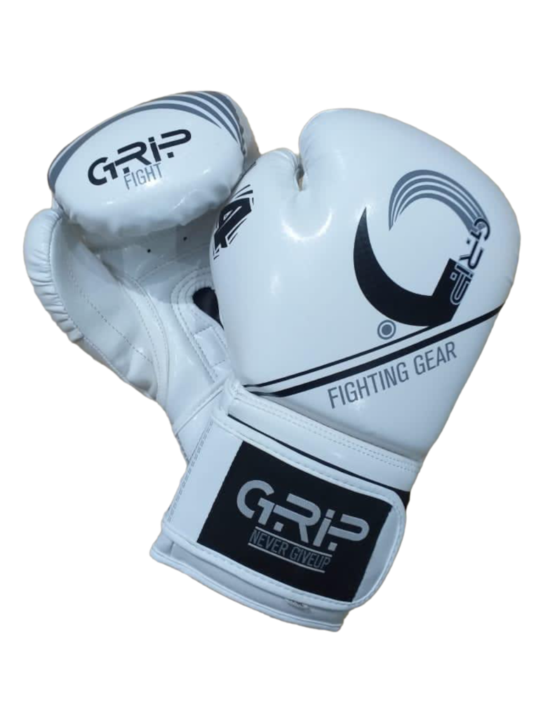 Grip FS Boxing Gloves | G7 Supreme Vinyl | White