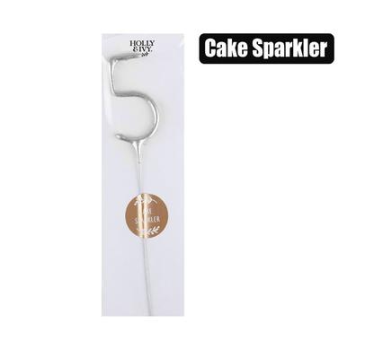Holly & Ivy Candle Birthday Sparkles Number-5