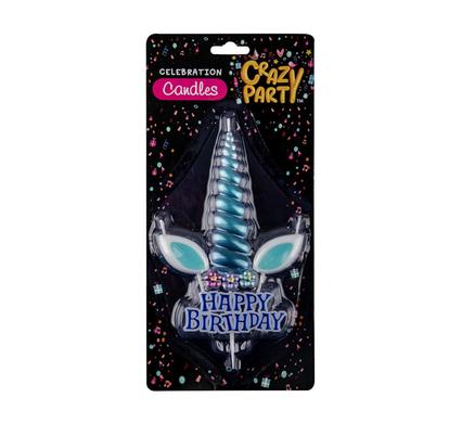Crazy Party Candle Birthday Unicorn