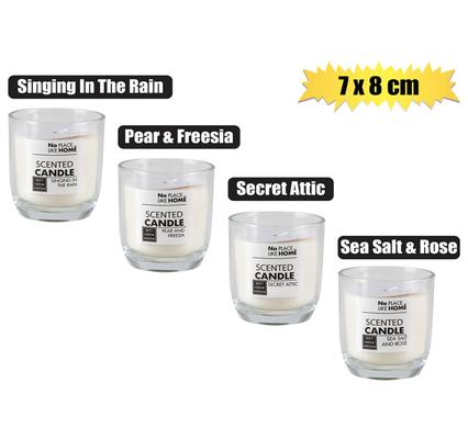 No Place Like Home Candle In Glass Round 7X8cm Scented