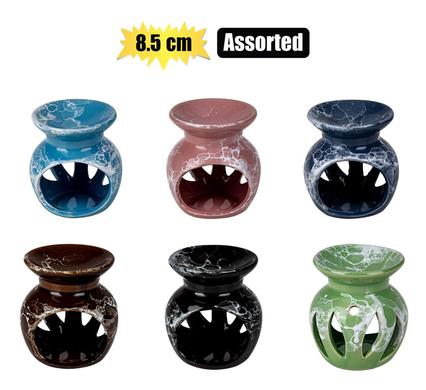 Oil-Burner Ceramic 8.5cm Assorted