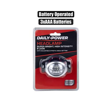 Daily Power Torches Torch Headlamp LED Pl (3Xaaa)
