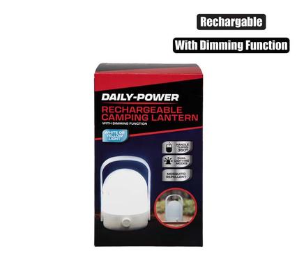Daily Power Torches Lantern Dual Purpose + Dimmer Recharge
