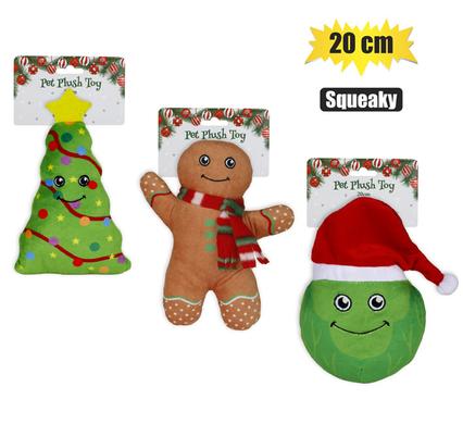 Xmas Décor Xmas Pet Plush Toy Assorted 20cm