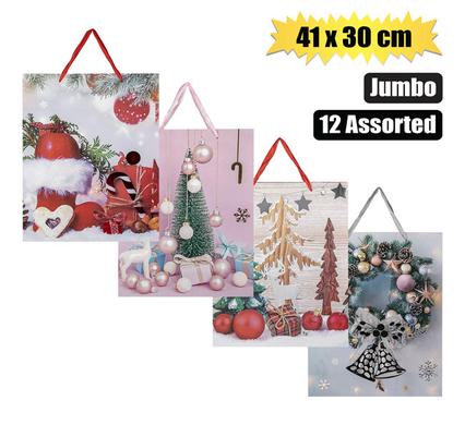 Xmas Décor Xmas Gift Bag Jumbo 41X30cm