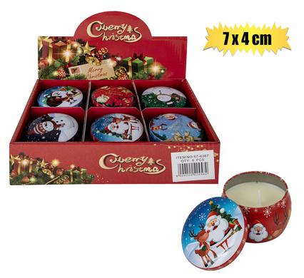 Xmas Décor Xmas Scented Candle In Tin 7X4cm