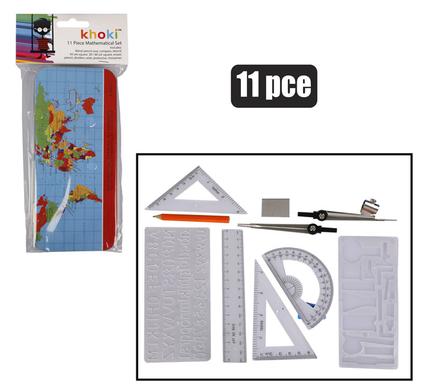 Khoki Stationery Mathematical Set 11Pce
