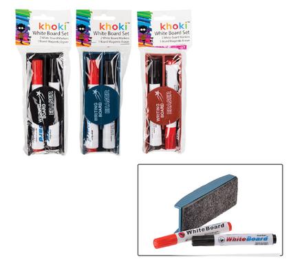 Khoki Marker Whiteboard With Magnetic Eraser