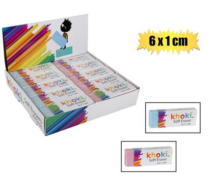 Khoki Eraser Single Soft 6cm X 1cm
