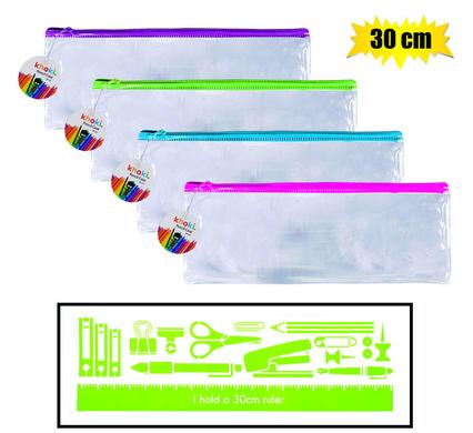 Khoki Pencil Case Clear 30cm