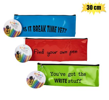 Khoki Pencil Case Message 30cm