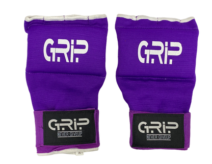 Grip Gel Boxing Hand wraps inner Gloves Men Women Quick 100cm length | Practice | Purple
