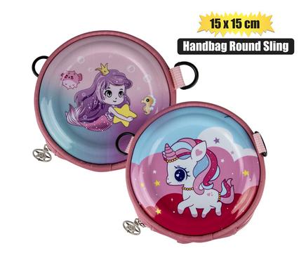 Trendy Trinkets Handbag Round Sling Mermaid 15X5cm