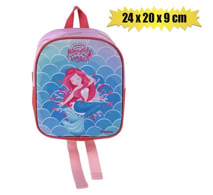 Trendy Trinkets Backpack Mermaid 24X20X9cm Pvc Assorted