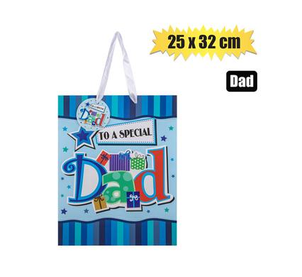 Gift-Bag Designer Lrg 25X32cm Dad