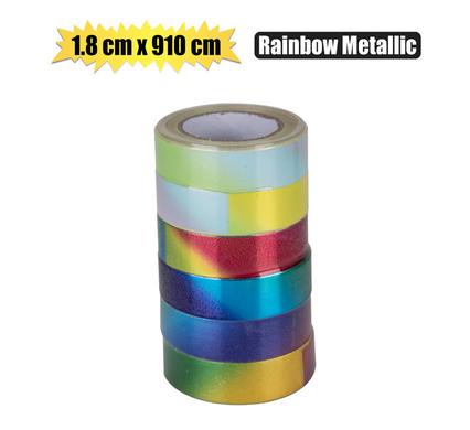 Gift Ribbon Rainbow Metallic 1.8X910cm