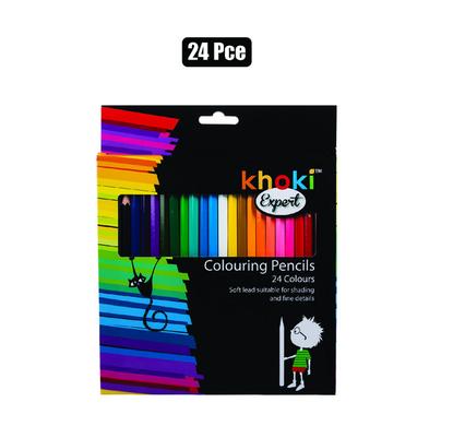 Khoki Expert Art+Craft Pencil Crayon Expert 24 Piece