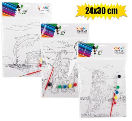 Khoki Art+Craft Learn-To-Paint Set 24X30cm