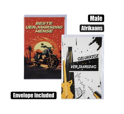 Card & Envelope Birthday - Male Afr (2)