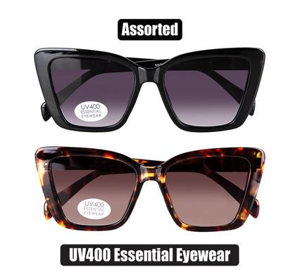 Sunglasses Ess/Ladies Fashion-Oversized Cat