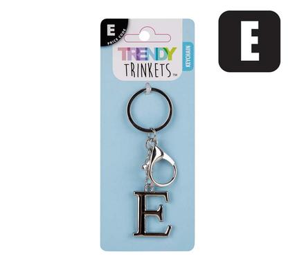 Trendy Trinkets Keychain Alpha Metal E