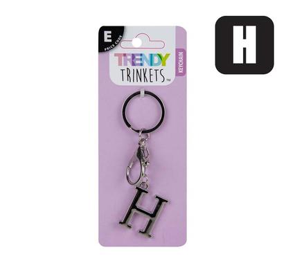 Trendy Trinkets Keychain Alpha Metal H