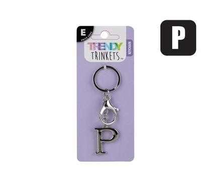 Trendy Trinkets Keychain Alpha Metal P
