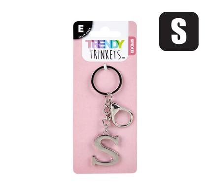Trendy Trinkets Keychain Alpha Metal S