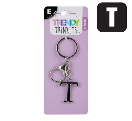 Trendy Trinkets Keychain Alpha Metal T