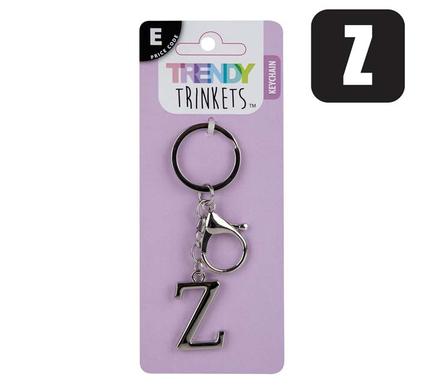 Trendy Trinkets Keychain Alpha Metal Z