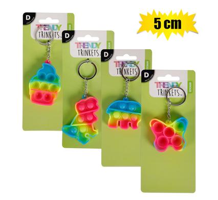 Trendy Trinkets Keychain Bubble Popping Fun 5cm