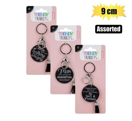 Trendy Trinkets Keychain Mom With Words 9cm