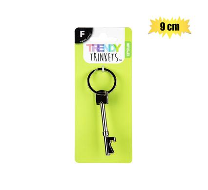 Trendy Trinkets Keychain Silver Mtl Bottle Opener 9cm