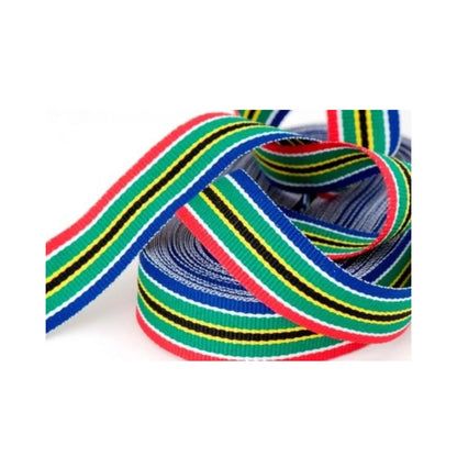 SA Flag Petersham Ribbon Roll