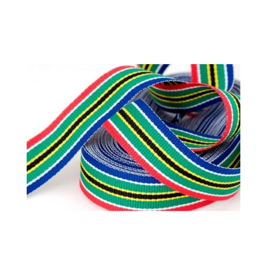 SA Flag Petersham Ribbon Roll