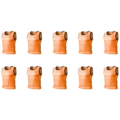 Grip Close End Bibs | Set of 10 | Orange