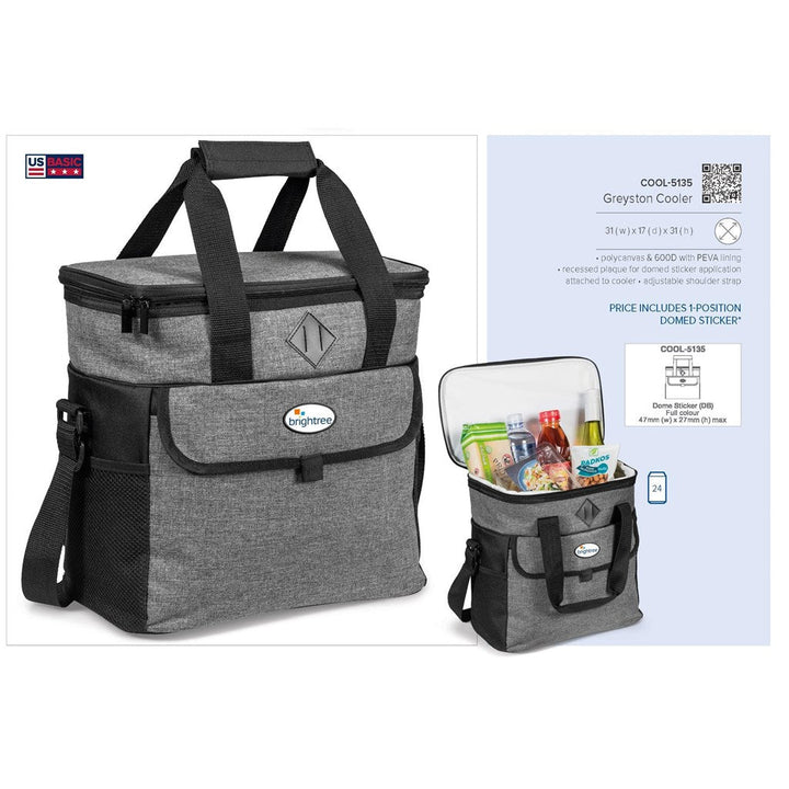 US Basic Greyston 24-Can Cooler-Coolers-Custom-Branded-Gift Wrap Shop