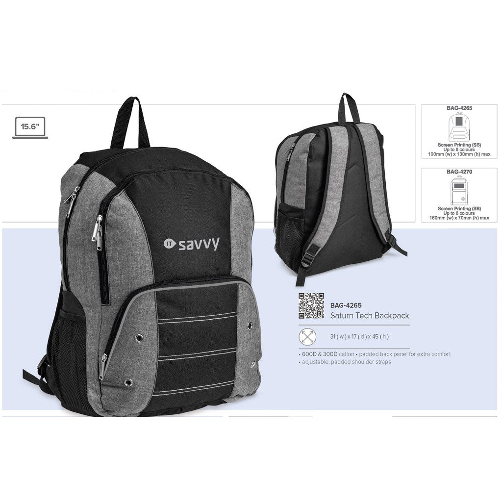 Saturn Laptop Backpack-Custom branded-Giftwrap Shop