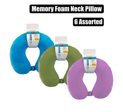 Travel Smart Travel Neck Pillow 30X26cm Memory Foam