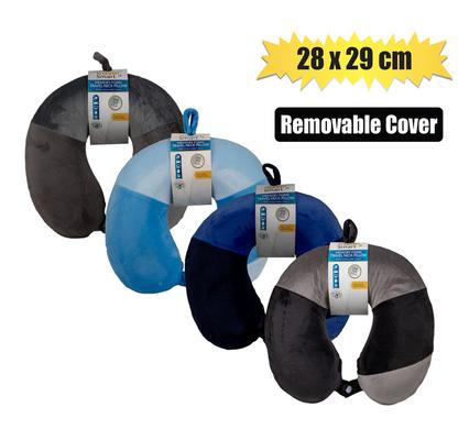 Travel Smart Travel Neck Pillow 28X29cm Memory Foam