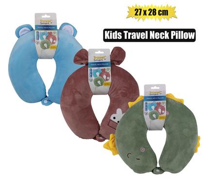 Travel Smart Travel Neck Pillow Kids 28X27cm Cotton